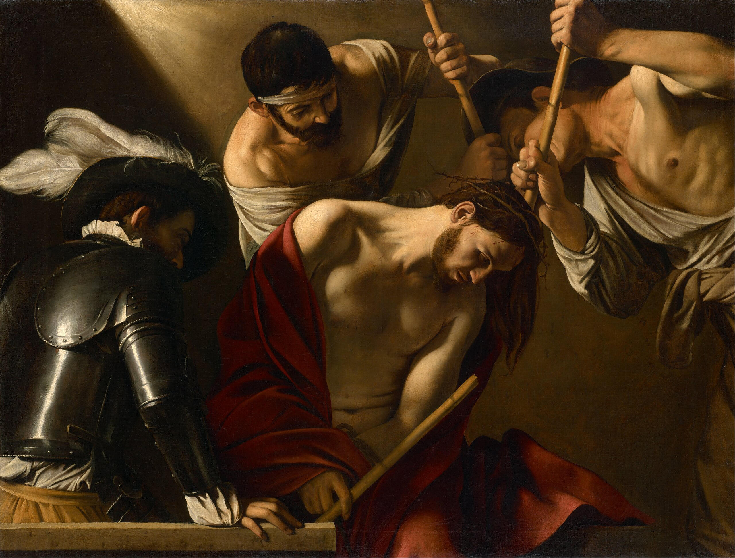 Christ Crowned with Thorns by Caravaggio (1602-1604)